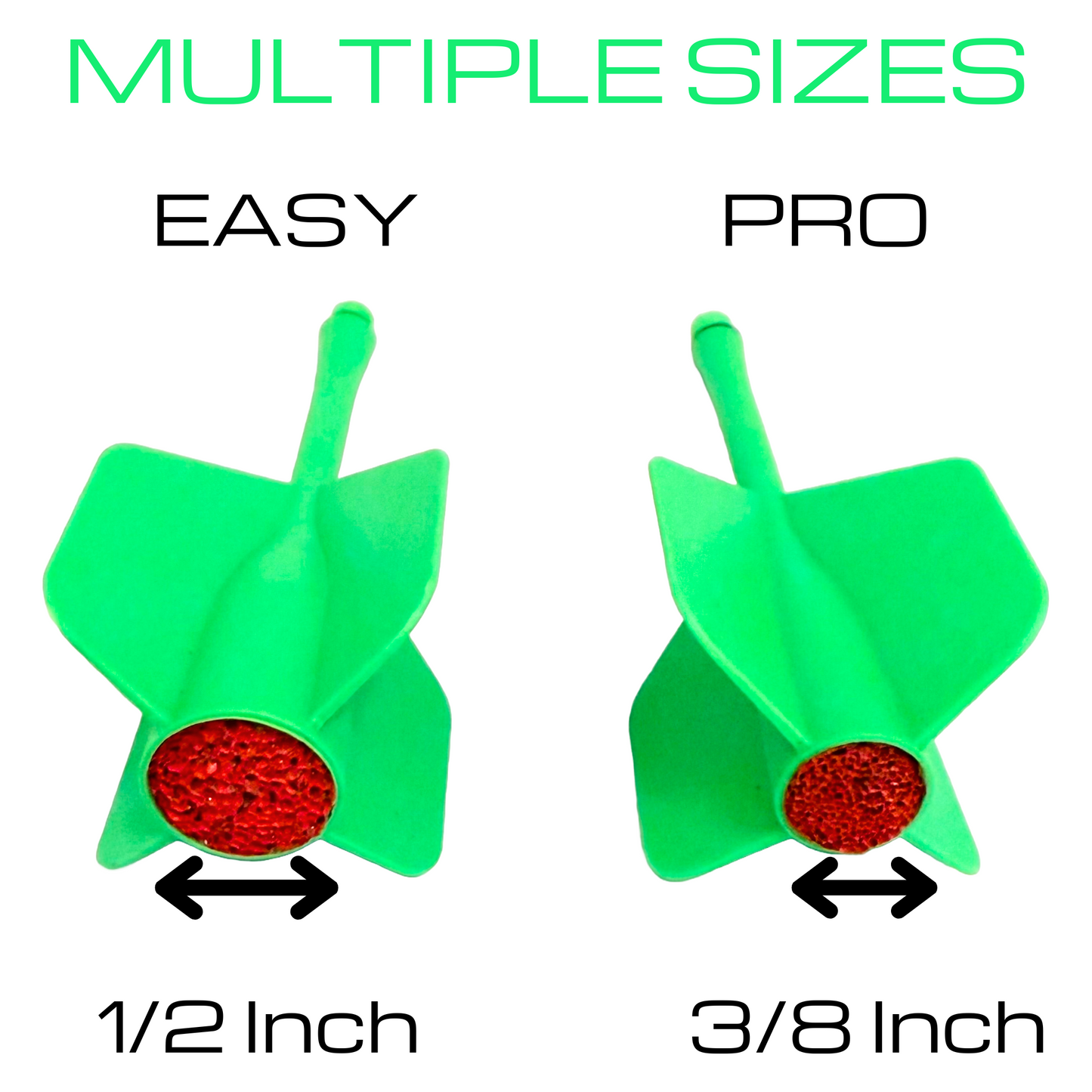 Robinhood Darts - 3 Flights with extra foam inserts - 1/2 inch (Easy)